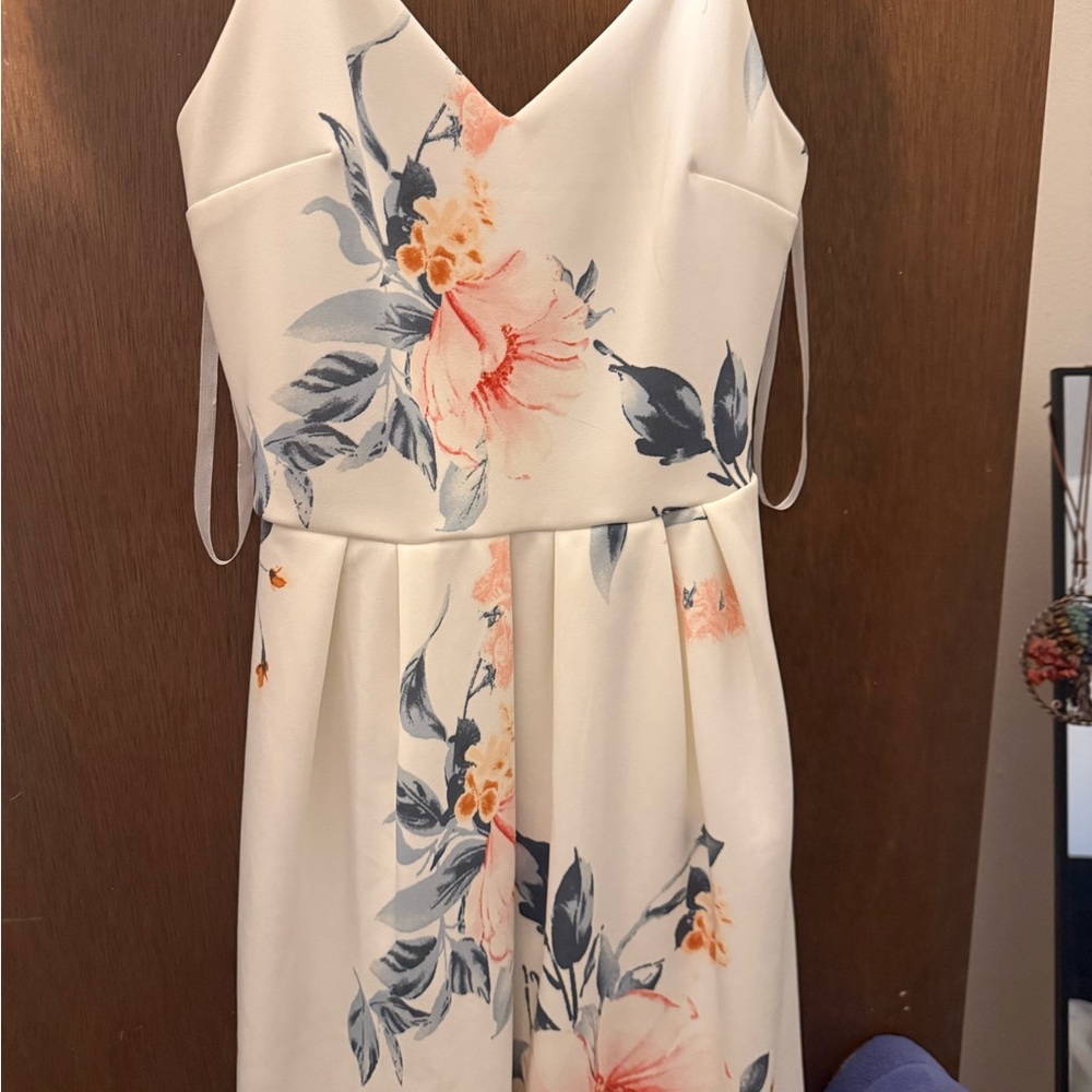 Floral Print Sleeveless Dress